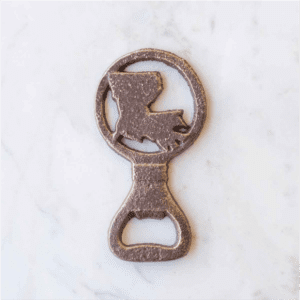 Louisiana-shaped bottle opener.