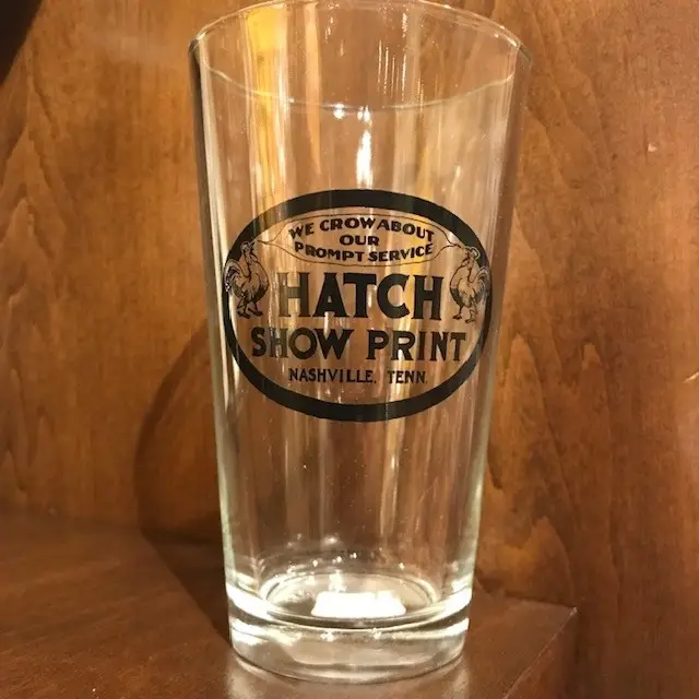 Hatch Show Print glass, Nashville, Tenn.