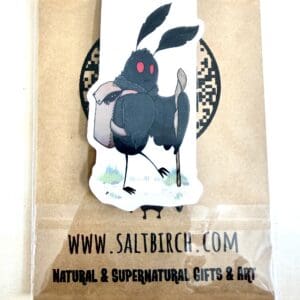 Salt Birch Adventure Mothman Magnetic Bookmark