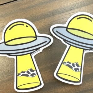 Fox & Bramble' s UFO Kentucky State Vinyl Sticker.