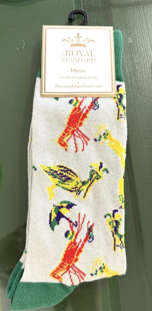 The Royal Standard Men's Mardi Gras Band Socks - Image 2