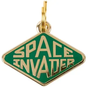 Space Invader Dog Collar